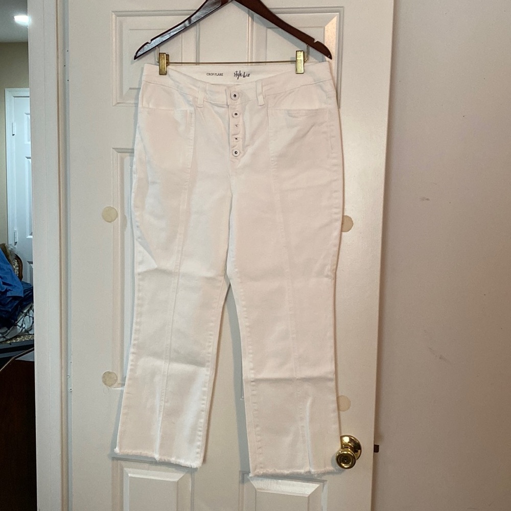 Style & co crop flare